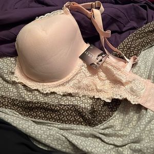Beautiful soft pink bra